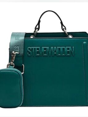 NWT Steve Madden Bevelyn Crossbody Handbag in Emerald